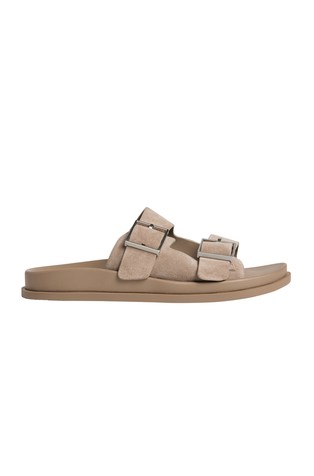 Suede Sliders