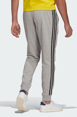 ADIDAS Essentials tapered 3-Stripes trenirka s frotirano notranjostjo Siva - Grey 2