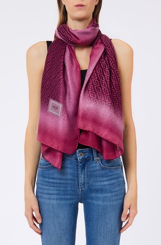 Monogram scarf