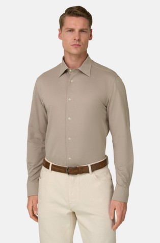 Regular fit srajca iz japonske jersey tkanine