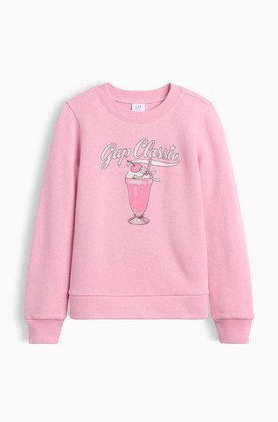 Gap logo pulover s potiskom za deklice