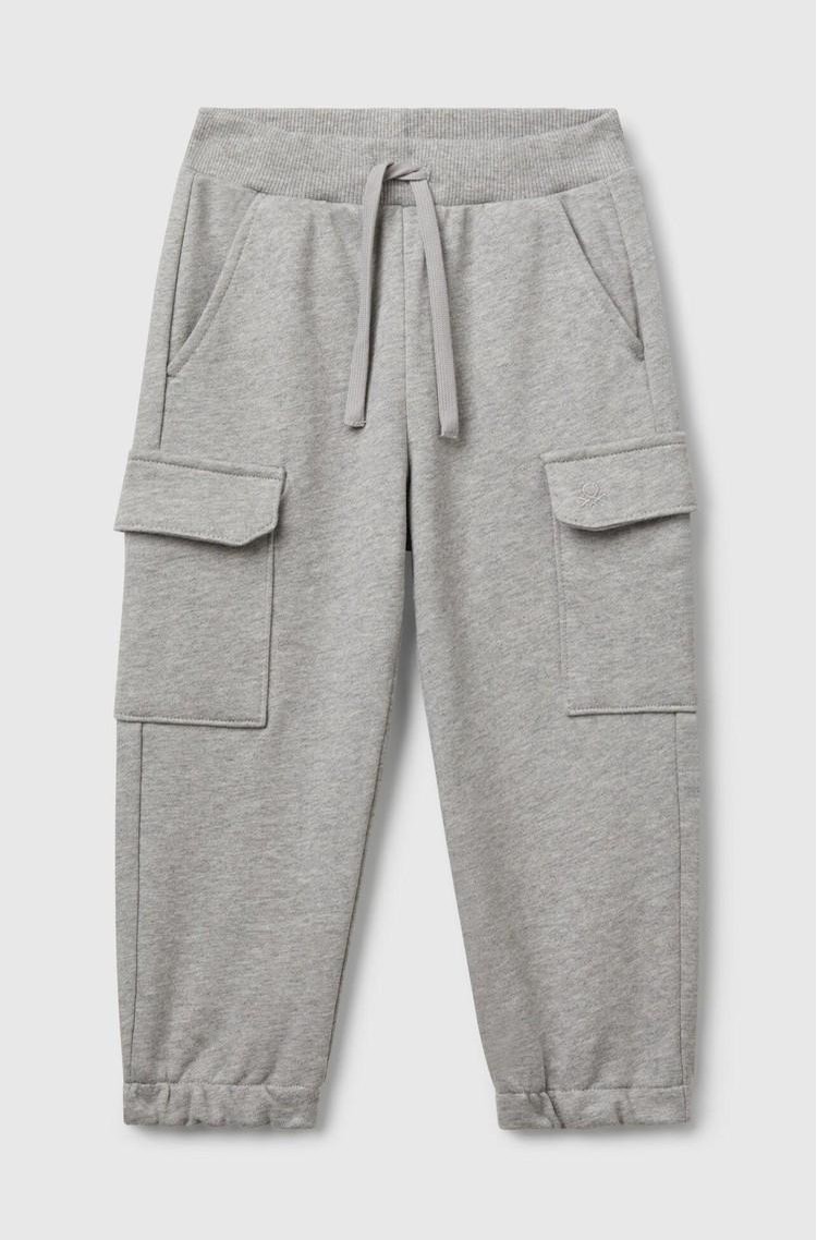 BENETTON Cargo sweatpants Gray 