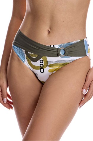 Patterned bikini bottoms