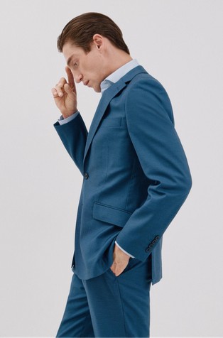 CORTEFIEL Serie XXI slim fit suknjič Modra - Blue 2