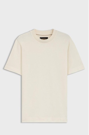 Cotton-silk T-shirt