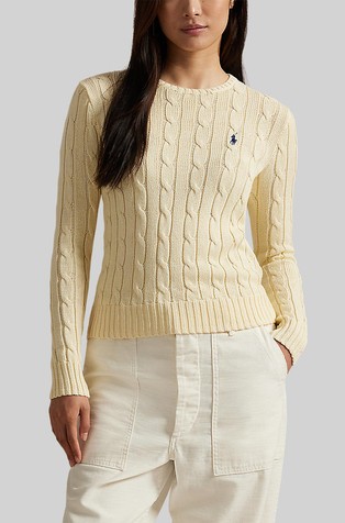 Strukturirano pleten bombažen pulover