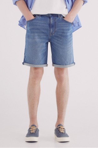 Slim fit denim kratke hlače