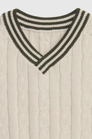 GAP Toddler Sweater Vest Light Cream Beige 3