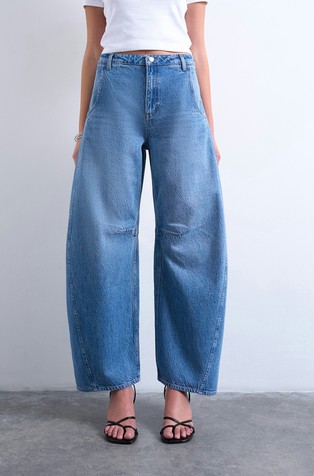 TSEMMA high rise barrel fit jeans