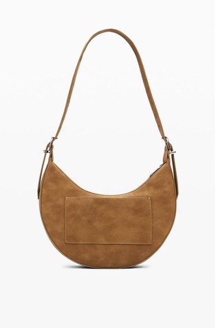 DESIGUAL Perforated shoulder bag Brown 2
