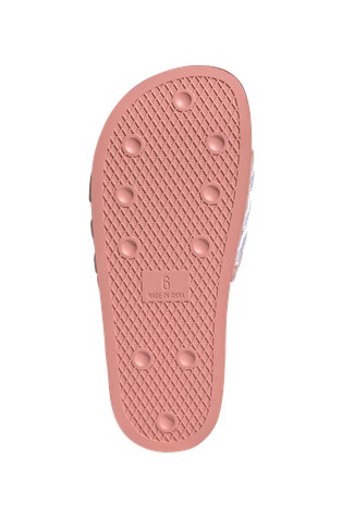 ADIDAS Adilette Slides Wonder Mauve/Ftwr White/Wonder Mauve 5