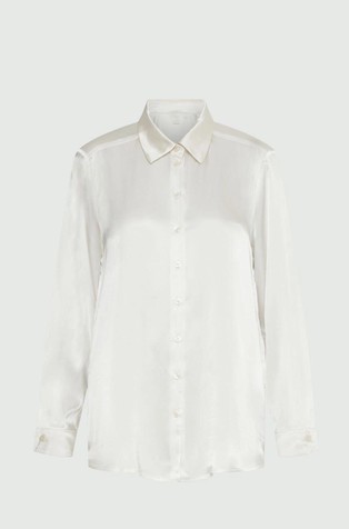 Monochrome silk blend shirt