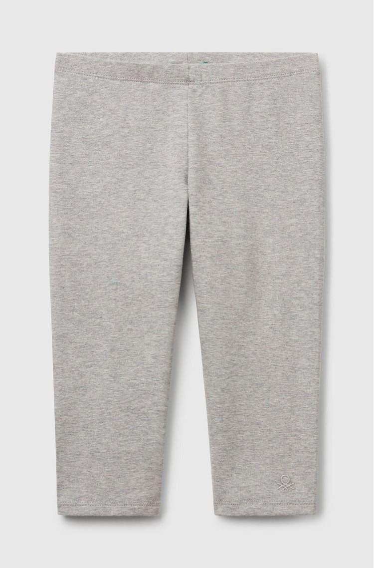 BENETTON Bombažne pajkice z dolžino do kolen Siva - Gray 