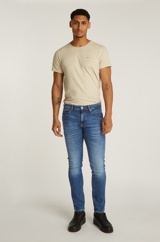 TOMMY HILFIGER Scanton slim fit jeans hlače s spranim videzom Modra - Blue 3