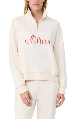 s.Oliver x Heidi Klum half-zip sweatshirt with logo