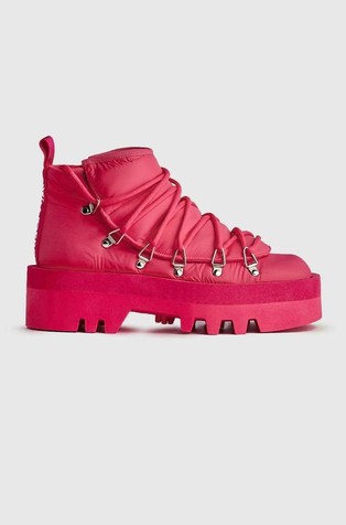 Padded Lace Boots