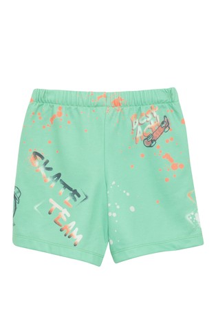 S.OLIVER Soft shorts with all-over print Blue 2