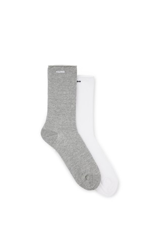 Two-pack of socks in a cotton blend