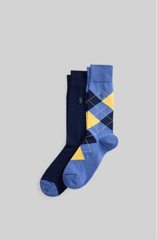 Argyle paket 2 parov nogavic
