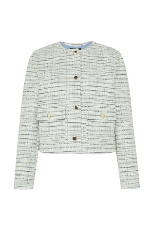 S.OLIVER Bouclé jacket with decorative buttons Multi 4