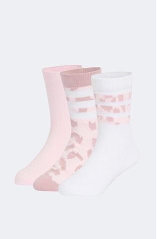 Paket 3 parov nogavic z leopardjim vzorcem
