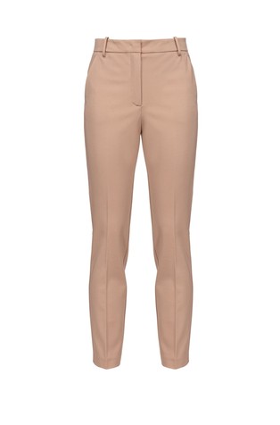 Stretch viscose blend trousers