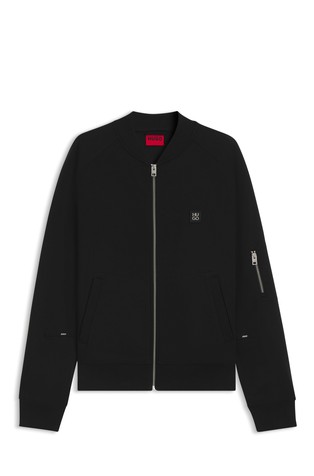 Oversized fit bomber jakna iz bombažne mešanice