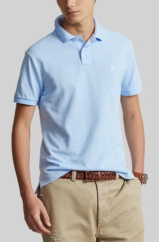 Custom slim fit bombažna polo majica