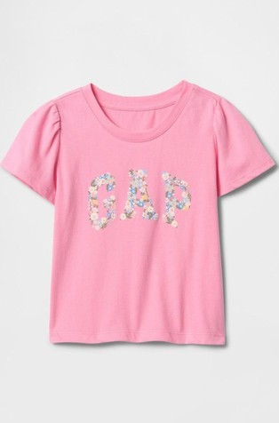 Gap logo majica s kratkimi rokavi za malčice