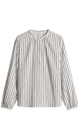 Regular fit črtasta bluza