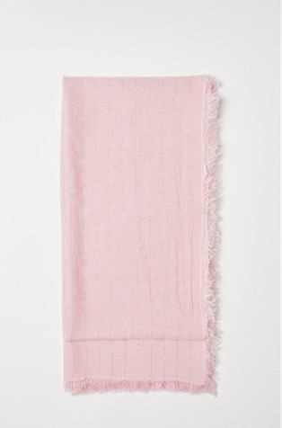 Šal iz modalne mešanice s svetlečimi lureks črtami