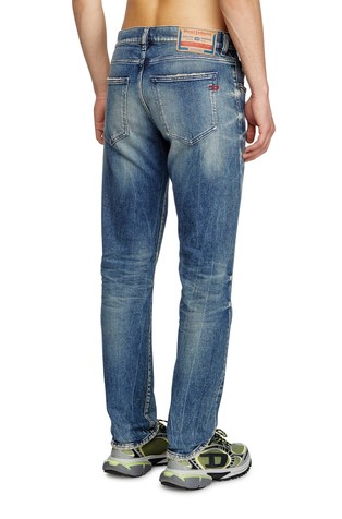 DIESEL Slim fit jeans hlače - 2019 D-Strukt 007Y6 Modra - Dark Blue 2