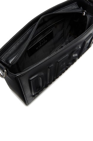 DIESEL Unisex 3D Logo Camera Bag Black 4