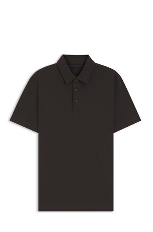 Beckham x Boss polo shirt in cotton and silk