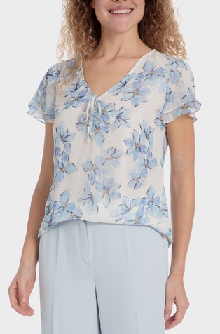 Floral print blouse