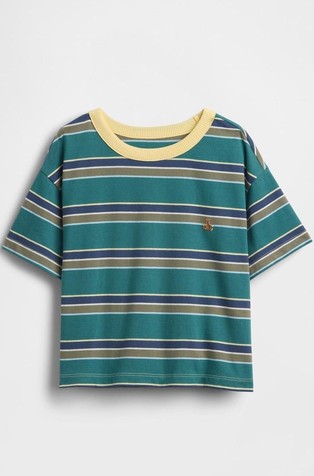 Majica s kratkimi rokavi in potiskom za malčke