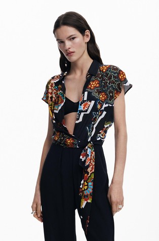 DESIGUAL Jumpsuit designed by Mr. Christian Lacroix Black / Multi 5