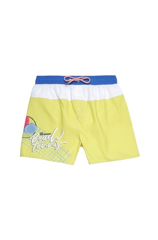DIESEL Mid-length Beach Sports swim shorts Yellow 3