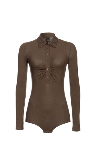 Long-sleeved polo body