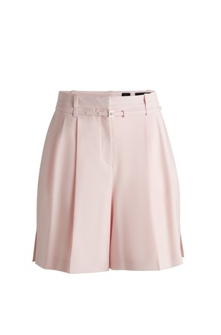 Regular-fit culottes in virgin wool