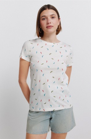 Printed short sleeve T-shirt
