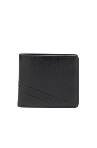 Usnjena denarnica z reliefnim logotipom