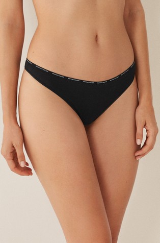 WOMEN'SECRET Paket 6 tangic iz organskega bombaža Večbarvna - Multi 2