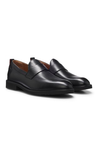 Leather loafers