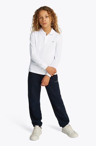 Regular fit polo majica z dolgimi rokavi