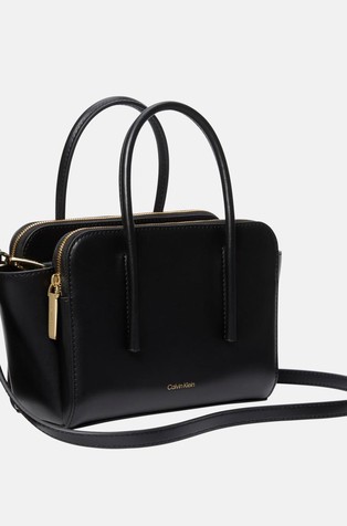 Usnjena mini tote torbica