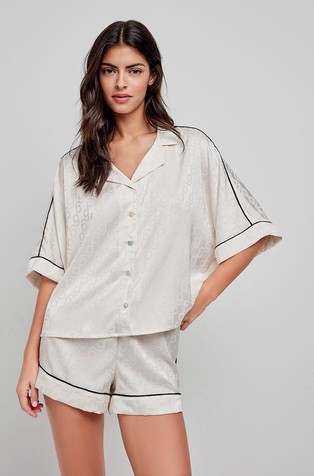 Short-sleeved pajama set