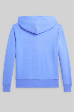 RALPH LAUREN Cotton-blend Hooded Zip-thru Harbor Island Blue 2