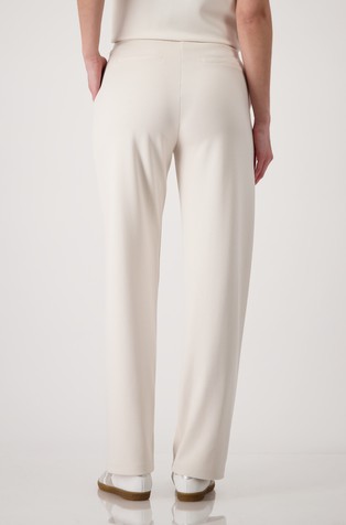 MONARI Straight sweatpants in blend with viscose Seashell 3