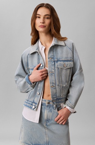 Logo Tape Denim Jacket